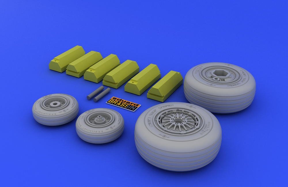 Eduard 632005 F-4C/ D/E/ F/G wheels 1/32 (Tamiya) – immagine 3