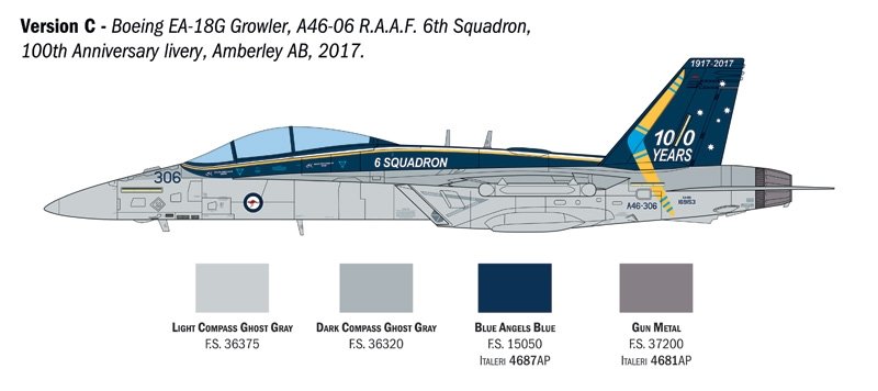 Italeri 2824 EA-18G Growler 1/48 – imagen 10