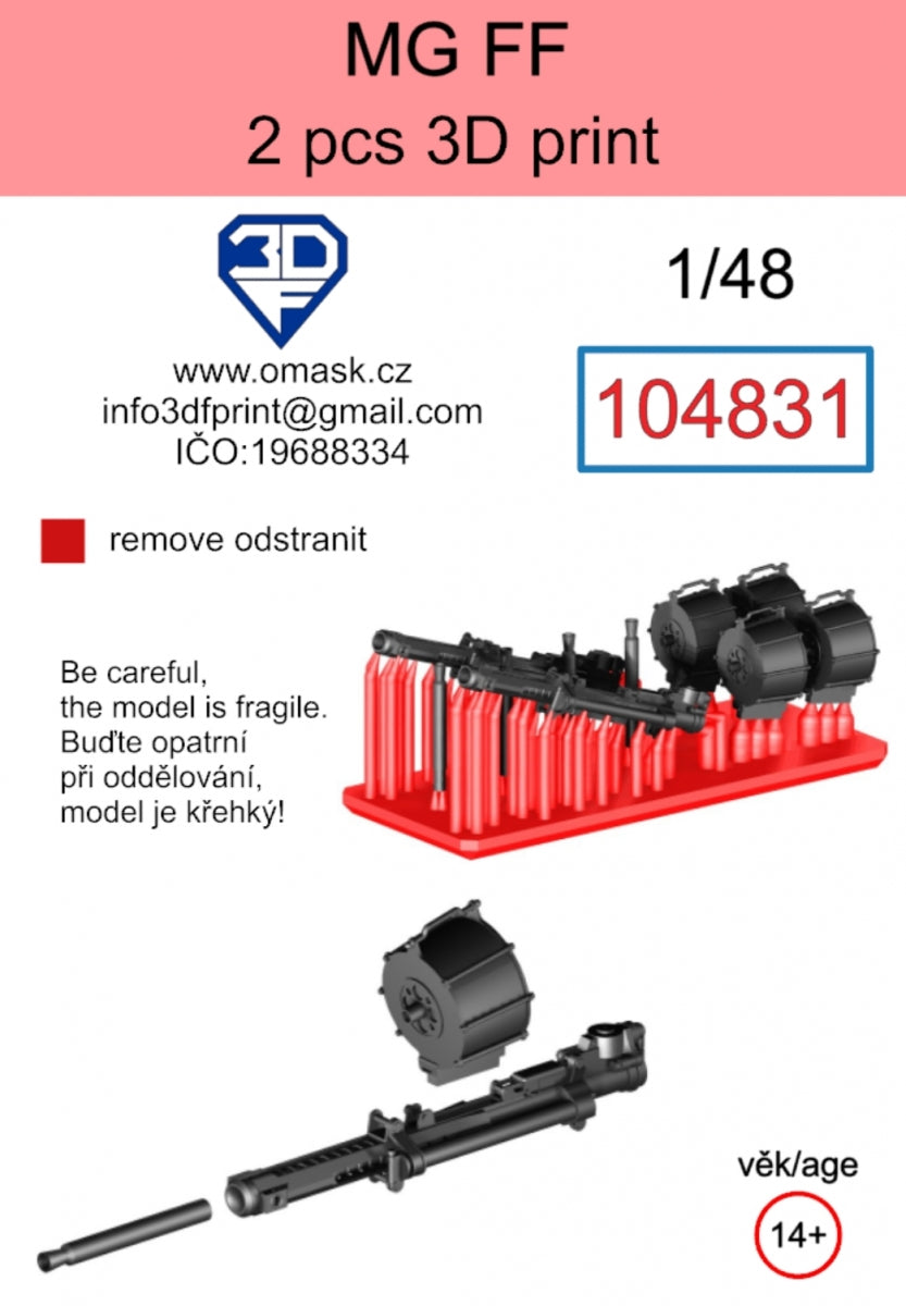 Omask 104831 MG-FF Impression 3D 1/48 – image 2