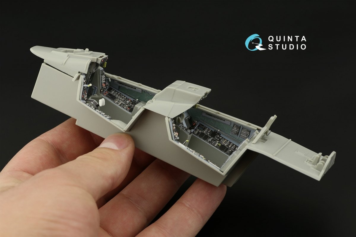 Quinta Studio QD32098 F-14A 3D-Printed &amp;amp; coloured Interior on decal paper ( Trumpeter ) 1/32 – immagine 8