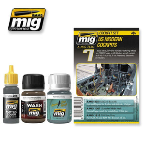 AMMO of Mig Jimenez 7436 US MODERN COCKPITS