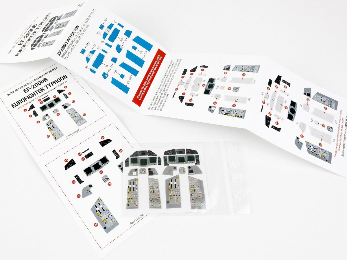 Maquette Red Fox Studio QS-32113 EF-2000B Eurofighter Typhoon Trumpeter au 1/32 – image 3