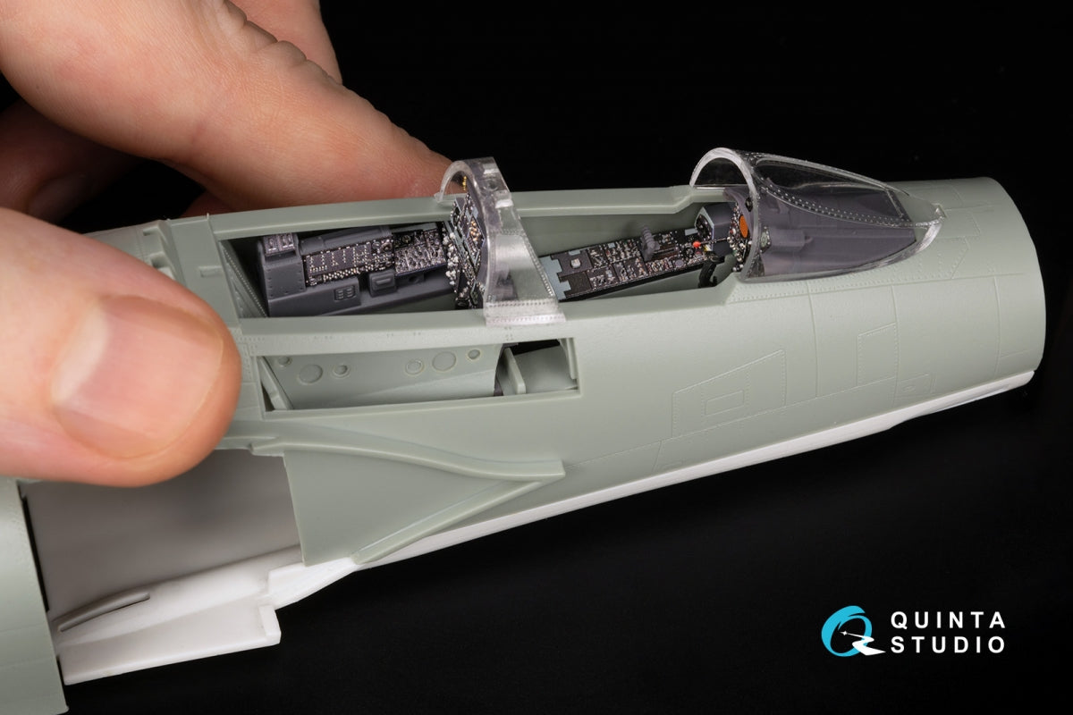 Quinta Studio QDS+48486 F-4N Phantom II 3D-Printed &amp;amp; coloured Interior on decal paper (Academy) (Small version) (with 3D-printed resin parts) 1/48 – immagine 13