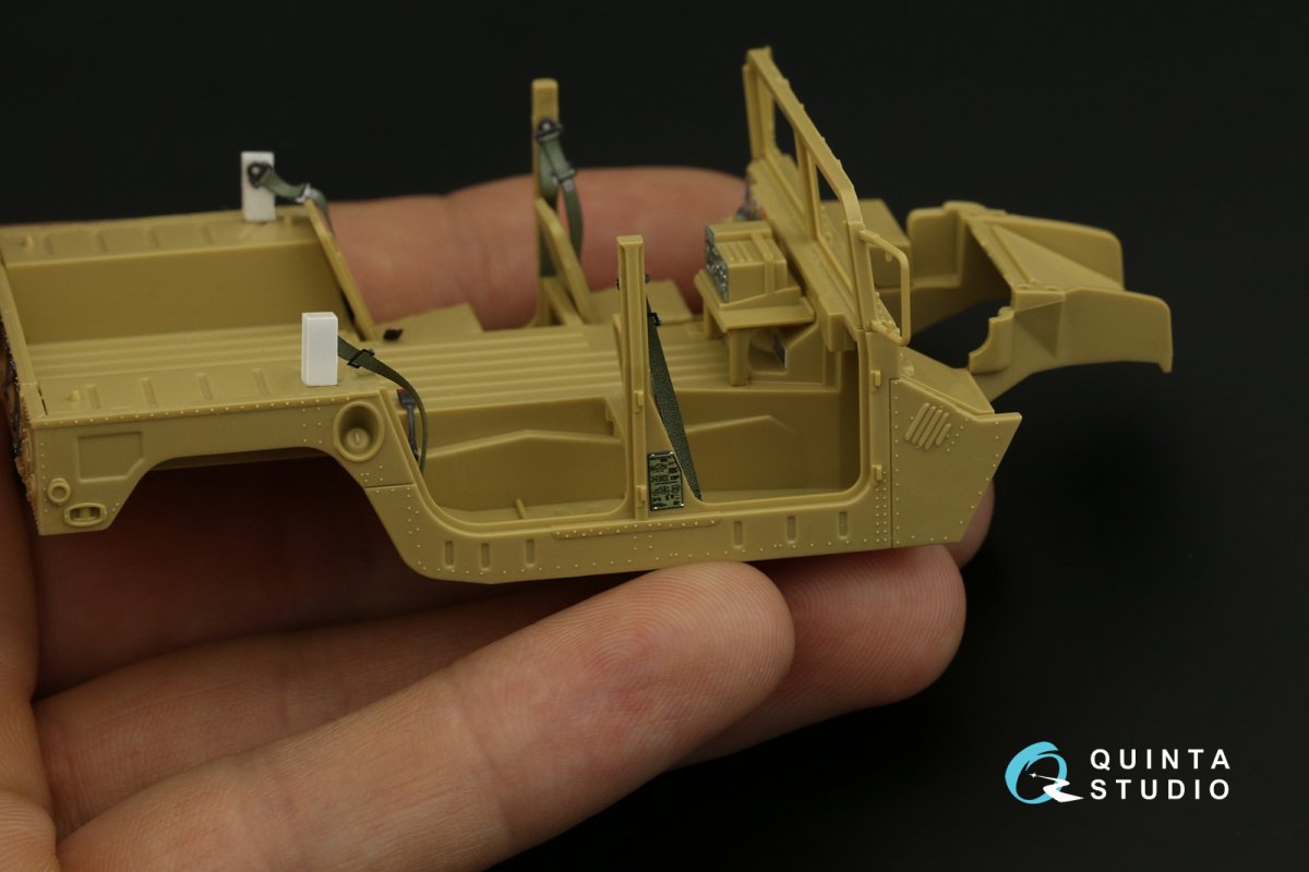 Quinta Studio QD48310 HUMVEE family 3D-Printed &amp;amp; coloured Interior on decal paper (Tamiya) 1/48 – Bild 12