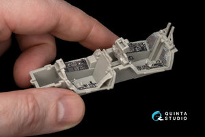 Intérieur imprimé en 3D et coloré sur papier décalcomanie Quinta Studio QD48231 F-14A Late (pour maquette Tamiya) 1/48 – image 5