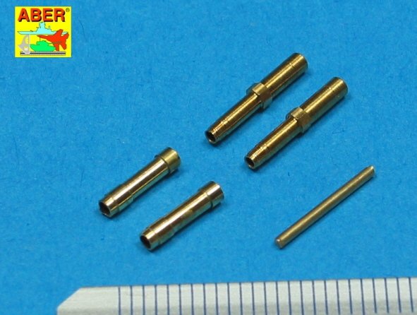 Aber A32010 Set of 2 barrels for German aircraft 30mm machine cannons MK 108 with blast tube 1/32 – immagine 2
