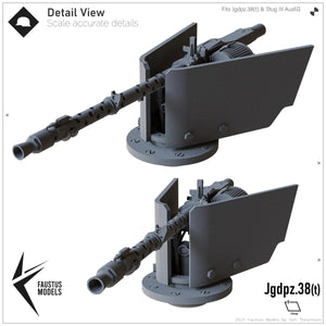 Faustus Models FM35048 Remote Controlled MG-34 f. Jgdpz.38(t) Hetzer 1/35