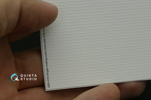 Rangées de rivets simples Quinta Studio QRV-018 (taille des rivets : 0,25 mm, écartement : 1,0 mm, convient à l’échelle 1/24), couleur blanche, longueur totale : 5,8 m / 19 pi – image 6