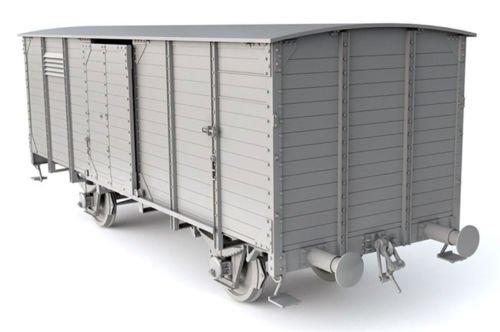 Thunder Model 35901 German Gedeckter Guterwagen G10 1/35 – immagine 2