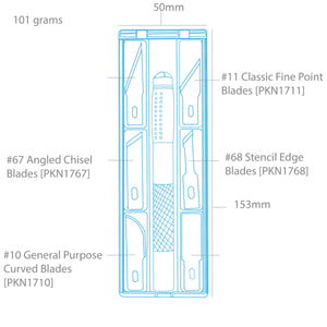 Modelcraft PKN4302-S Soft Grip Craft Knife #2 Set (125mm) – zdjęcie 3