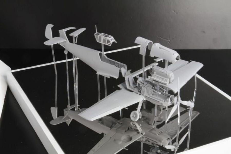 Dragon 5550 Bf109E-4 (WING TECH) - Warbirds 1/48