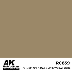 AK Interactive RC859 Dunkelgelb-Dark Yellow RAL 7028 17 ml
