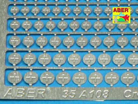 Aber 35A108 Cross type screw heads 1/35 – imagen 3