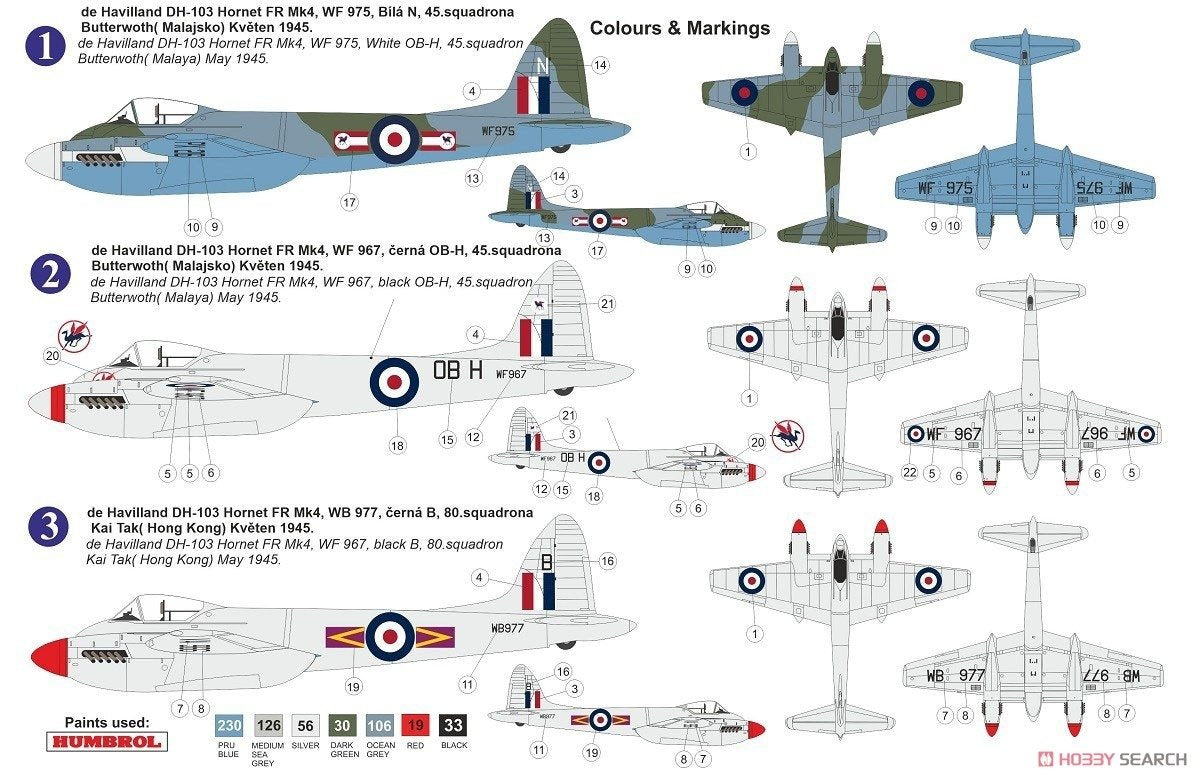 AZ Model AZ7654 de Havilland DH.103 Hornet F Mk. 4 1/72 – immagine 4