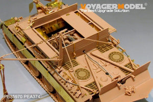 Voyager Model PE35970 WWII German Bergepanther Ausf.A (Late type,Panther G tool holders) Basic For MENG SS-015 1/35 – immagine 11