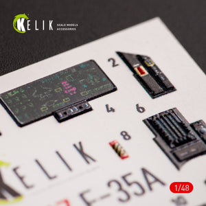 KELIK K48067 F-35A INTERIOR 3D DECALS FOR TAMIYA KIT 1/48 – immagine 7