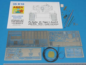 Aber 35K10 Pz.Kpfw. VI Ausf.E (Sd.Kfz.181) Tiger I – Late version (premium set) 1/35 – zdjęcie 2