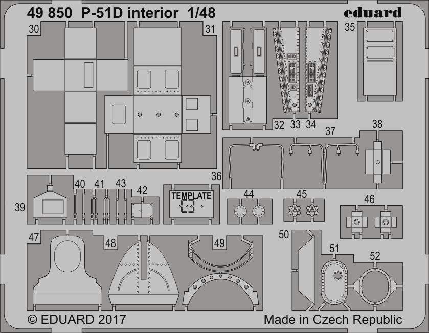 Eduard 49850 P-51D interior MENG 1/48 – Bild 2