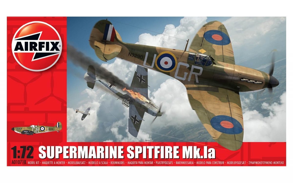 Airfix 01071B Supermarine Spitfire Mk.Ia 1/72