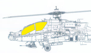 Eduard JX328 AH-64A, version précoce TFace TRUMPETER, échelle 1/35
