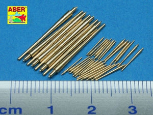 Aber 1/700L-31 Set of Barrels for Bismarck class battleships 380mm x 8; 150mm x 12; 105mm x 16 1/700 – immagine 2