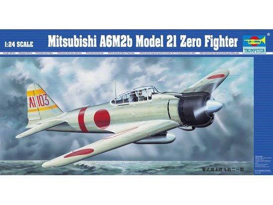 Trumpeter 02405 Mitsubishi A6M2b Model 21 Zero Fighter 1/24