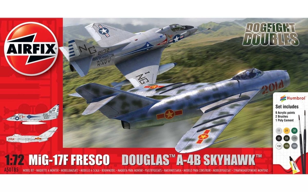 Airfix 50185 Mig 17 & Douglas Skyhawk Dogfight Double 1/72