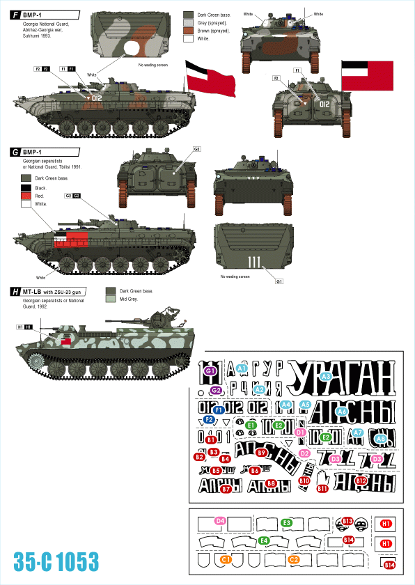 Star Decals 35-C1053 War in Caucasus 1 1/35 – immagine 2