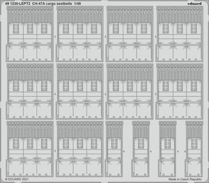 Eduard 491230 CH-47A cargo seatbelts HOBBY BOSS 1/48 – Bild 2