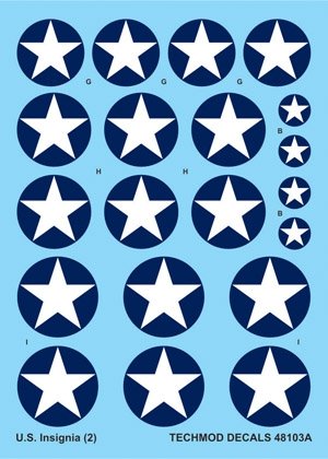 Techmod 48103 - US National Insignia 1942-1943 1/48