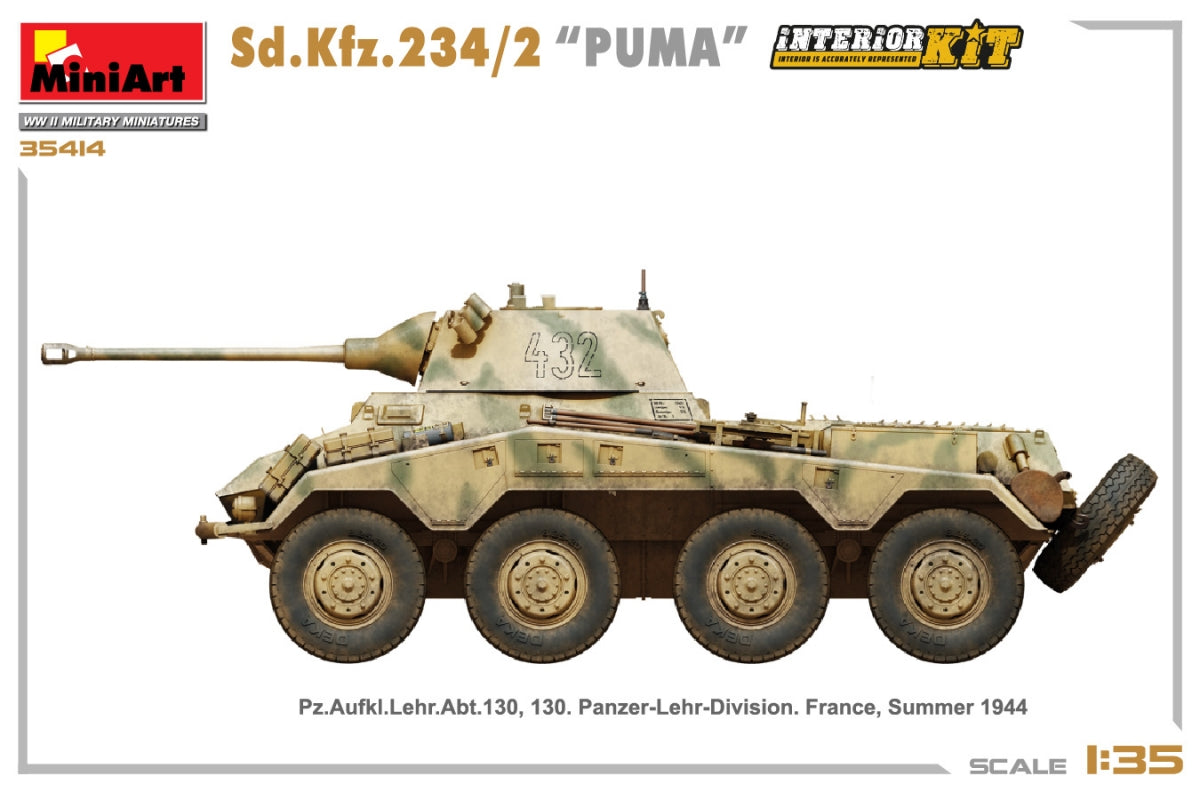 MiniArt 35419 SD.KFZ.234/2 PUMA 1/35 – zdjęcie 4