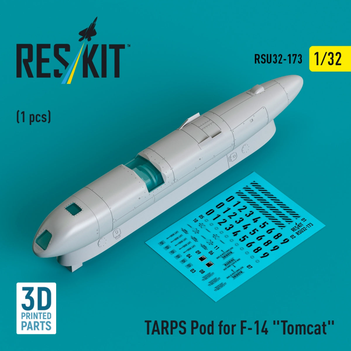 RESKIT RSU32-0173 TARPS pod for F-14 "Tomcat" (1 pcs) (3D printed) 1/32