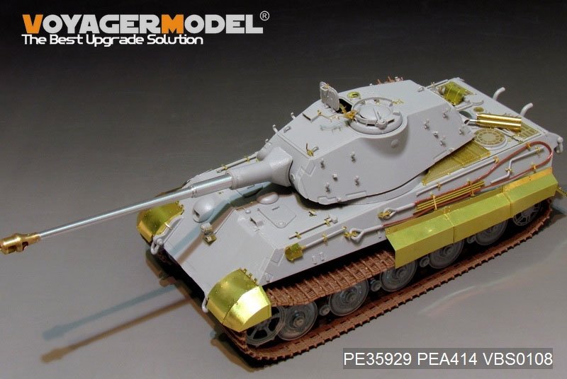 Maquette Voyager PE35929 Char King Tiger allemand de la Seconde Guerre mondiale (tourelle Porsche) pour HOBBYBOSS 84530 1/35  – image 10