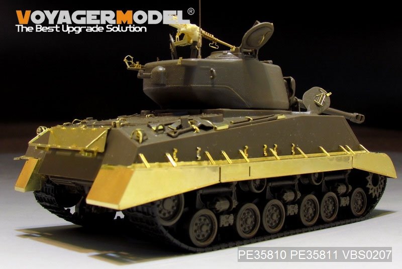 Voyager Model PE35811 WWII US M4A3E8 Sherman Fenders/Track Cover （For TAMIYA 35346) 1/35 – Bild 3