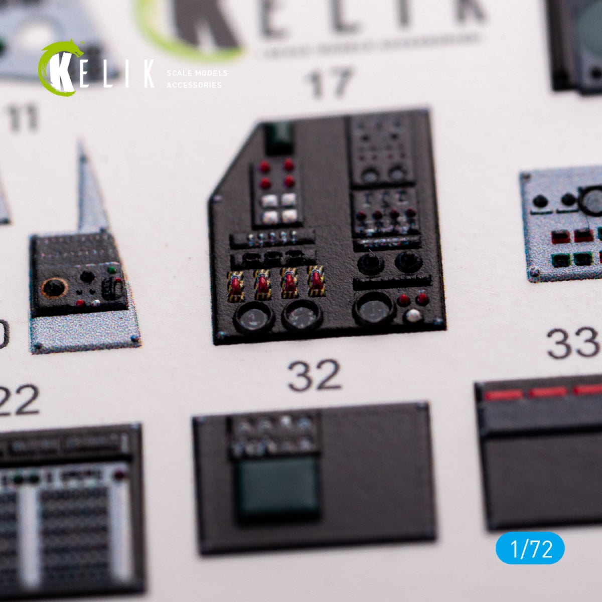 KELIK K72065 Handley Page Victor B Mk2 interior 3D decals for Airfix kit 1/72 – immagine 8