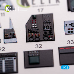 KELIK K72065 Handley Page Victor B Mk2 interior 3D decals for Airfix kit 1/72 – immagine 8