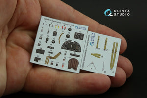 Quinta Studio QD48134 Spitfire Mk.I 3D-Printed &amp;amp; coloured Interior on decal paper (Tamiya) 1/48 – immagine 2