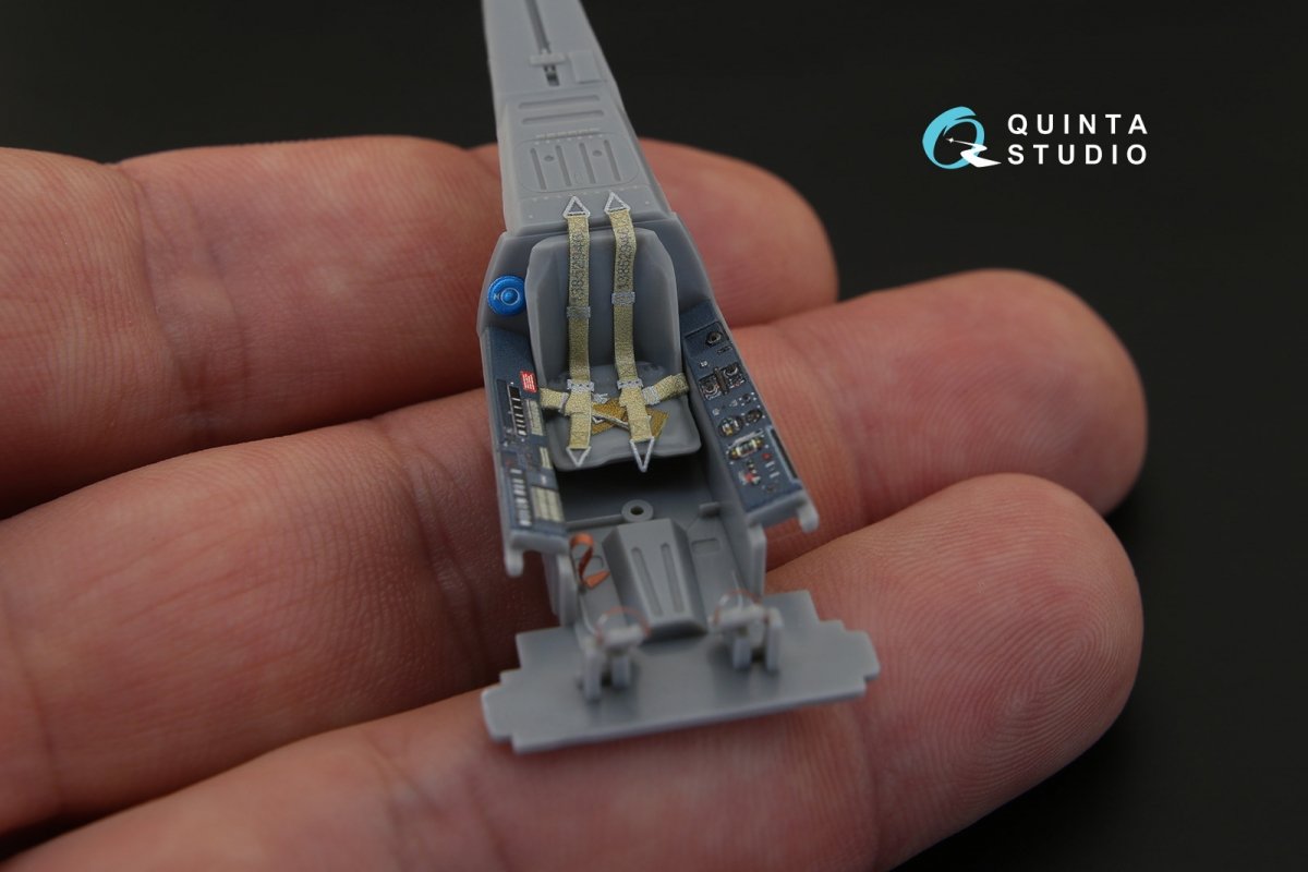 Quinta Studio QD48156 FW 190A-5 3D-Printed &amp;amp; coloured Interior on decal paper (for Hasegawa kit) 1/48 – Bild 7