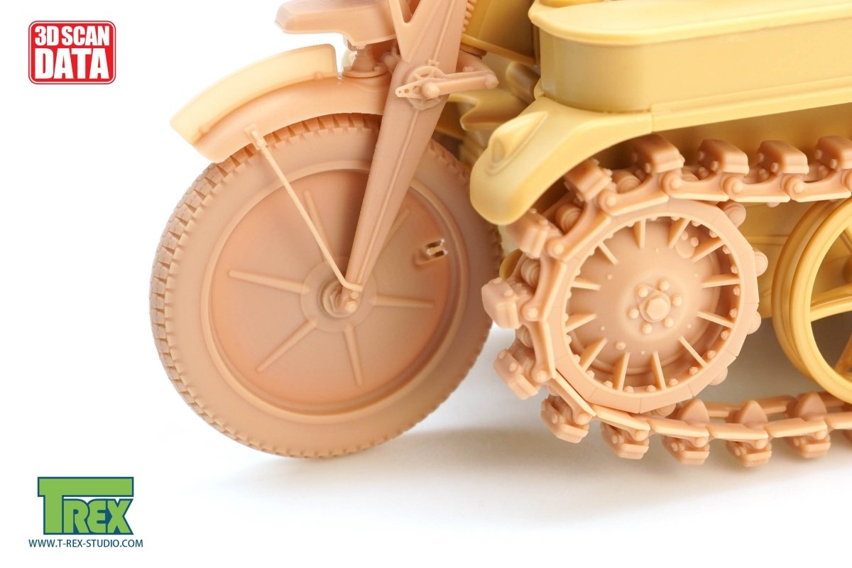 T-Rex Studio TR85059 Kettenkaraftrad Tracks w/Sprockets, Wheels Type 1 1/35 – immagine 3