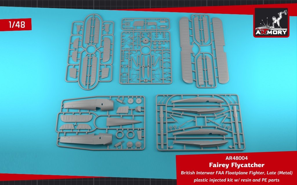 Armory Models 48004 Fairey Flycatcher British Interwar FAA Floatplane Fighter, Late (Metal) 1/48 – imagen 29