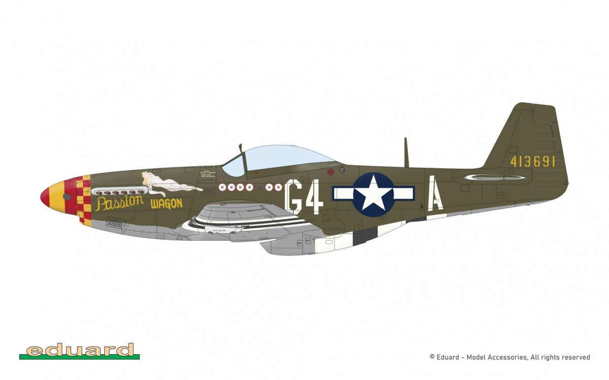 Eduard 7476 P-51D-5 Mustang Weekend Edition 1/72 – Bild 2