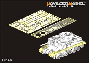 Modèle Voyager PEA406, chenilles de char moyen britannique Grant de la Seconde Guerre mondiale, pour TAKOM 2086 au 1/35