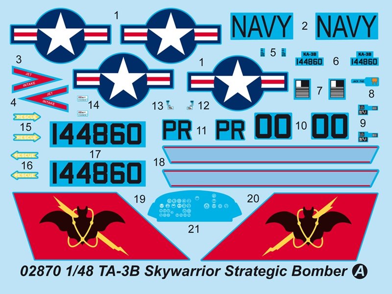 Trumpeter 02870 TA-3B Skywarrior Strategic Bomber 1/48 – Bild 14