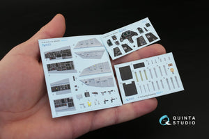 Quinta Studio QD32031 F-16I 3D-Printed &amp;amp; coloured Interior on decal paper (for Academy kit) 1/32 – immagine 2