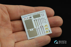 Quinta Studio QD32155 F-15C Early/F-15A/F-15J early 3D-Printed &amp;amp; coloured Interior on decal paper (Tamiya) 1/32 – Bild 8