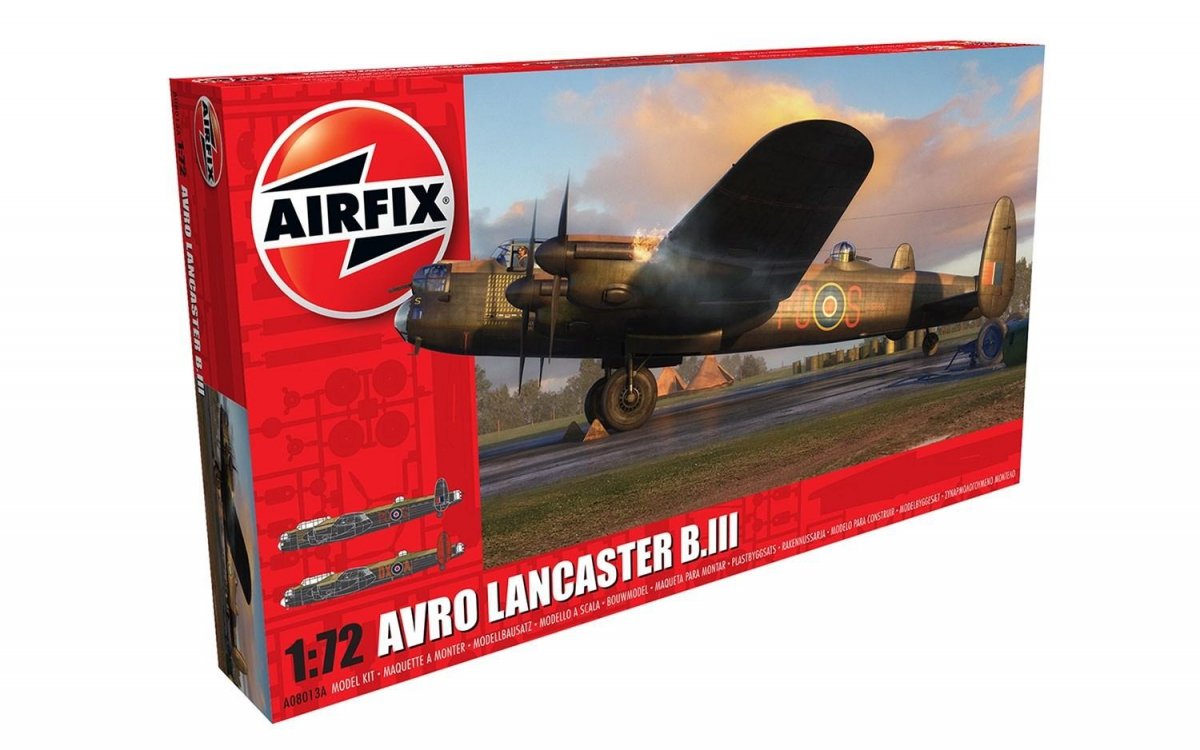 Airfix 08013A Avro Lancaster B.I(F.E.)/B.III 1/72 – imagen 2