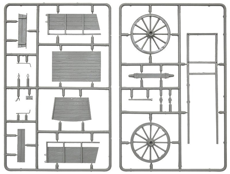 MiniArt 35657 FARM CART &amp;amp; VILLAGE ACCESSORIES 1/35 – immagine 2