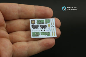 Quinta Studio QD72043 Spitfire Mk.VIII 3D-Printed &amp;amp; coloured Interior on decal paper (Eduard) 1/72 – immagine 4