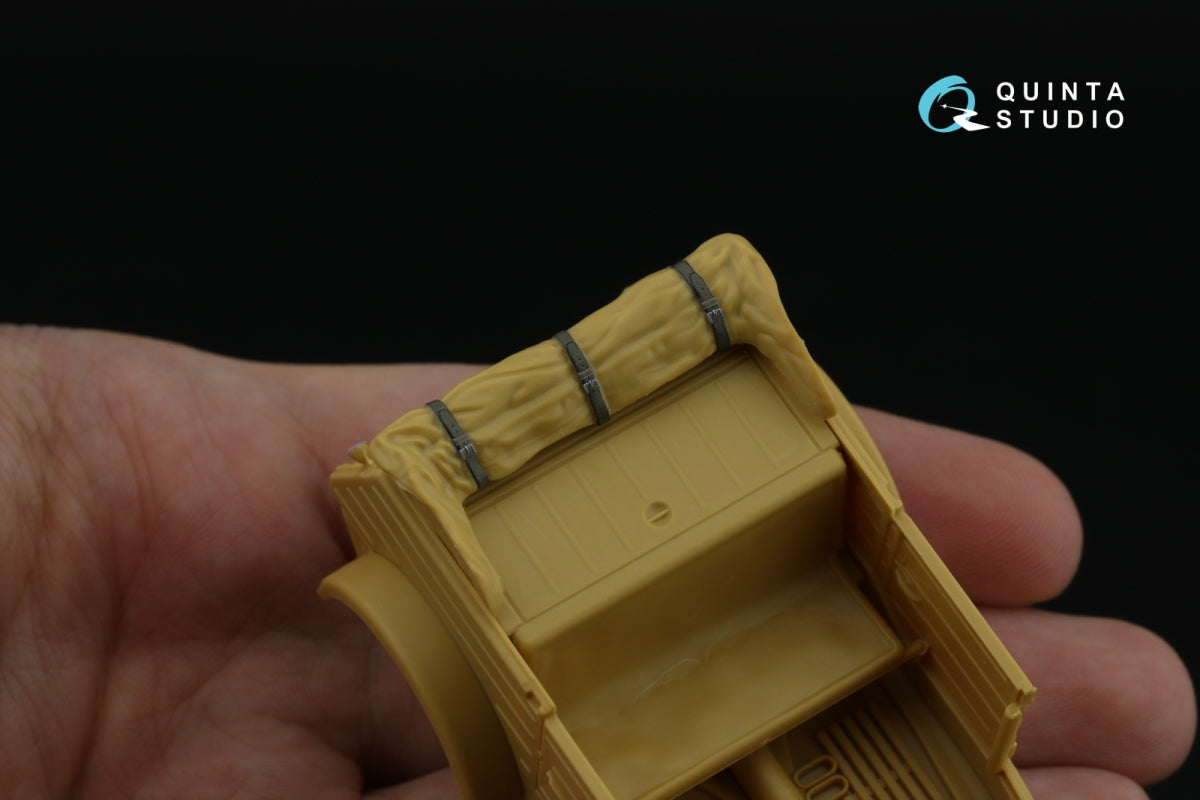 Intérieur imprimé en 3D et coloré sur papier décalcomanie Quinta Studio QD35143 Kubelwagen Type 82 (Hero) 1/35  – image 8