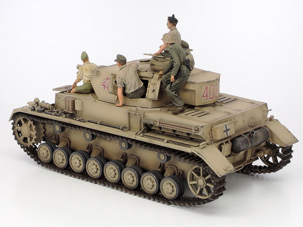 Tamiya 25208 Panzerkampfwagen IV Ausf F. &amp;amp; Motorcycle North Africa 1/35 – imagen 3
